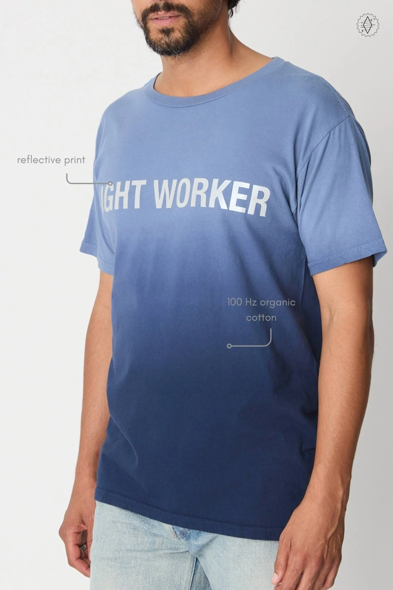 Lightworker T-Shirt in Storm - Image 2