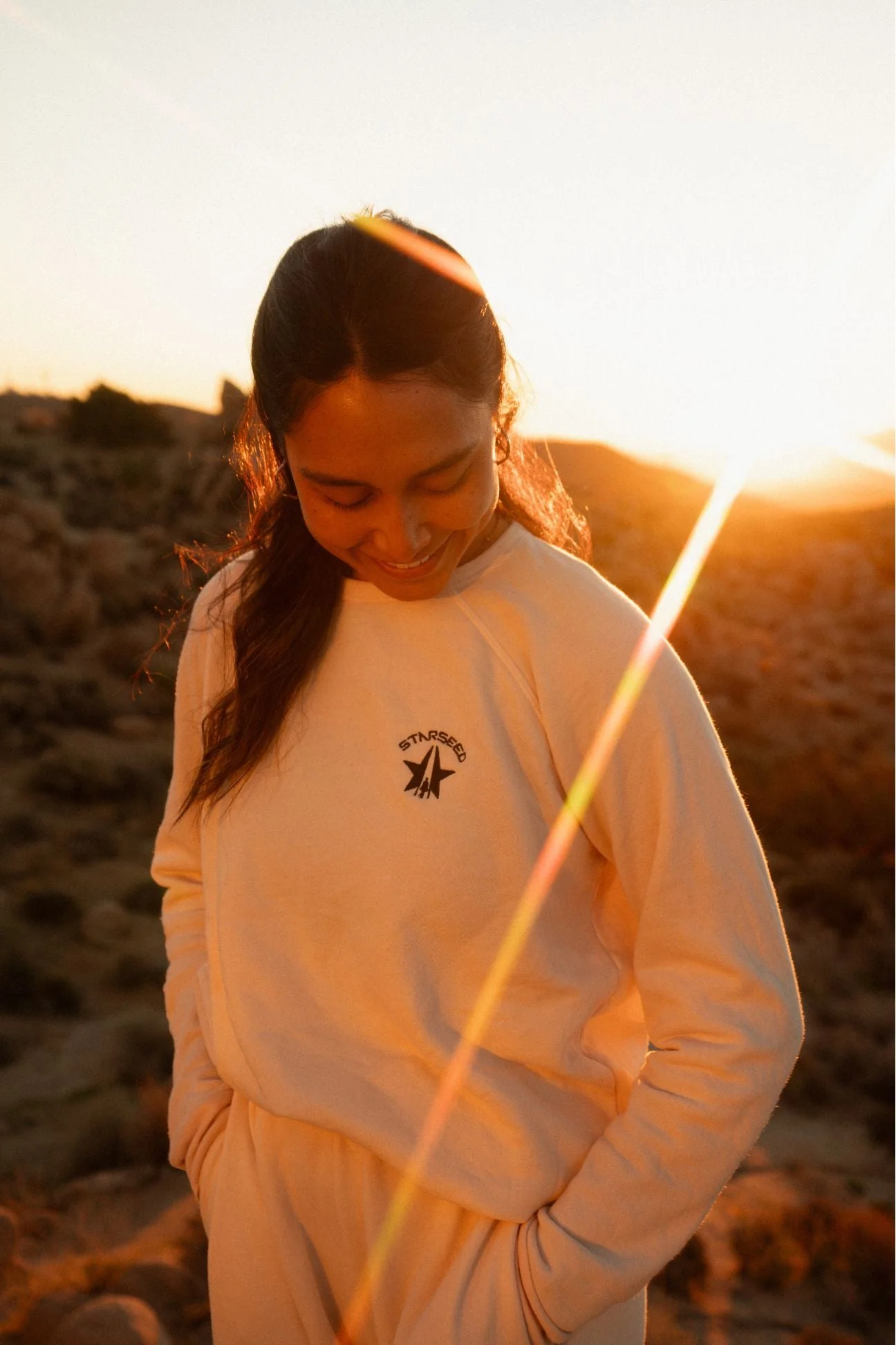Women's Starseed Sweatshirt in Bone - Image 3